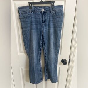 Maurices Mid-Wash Cropped Jeans